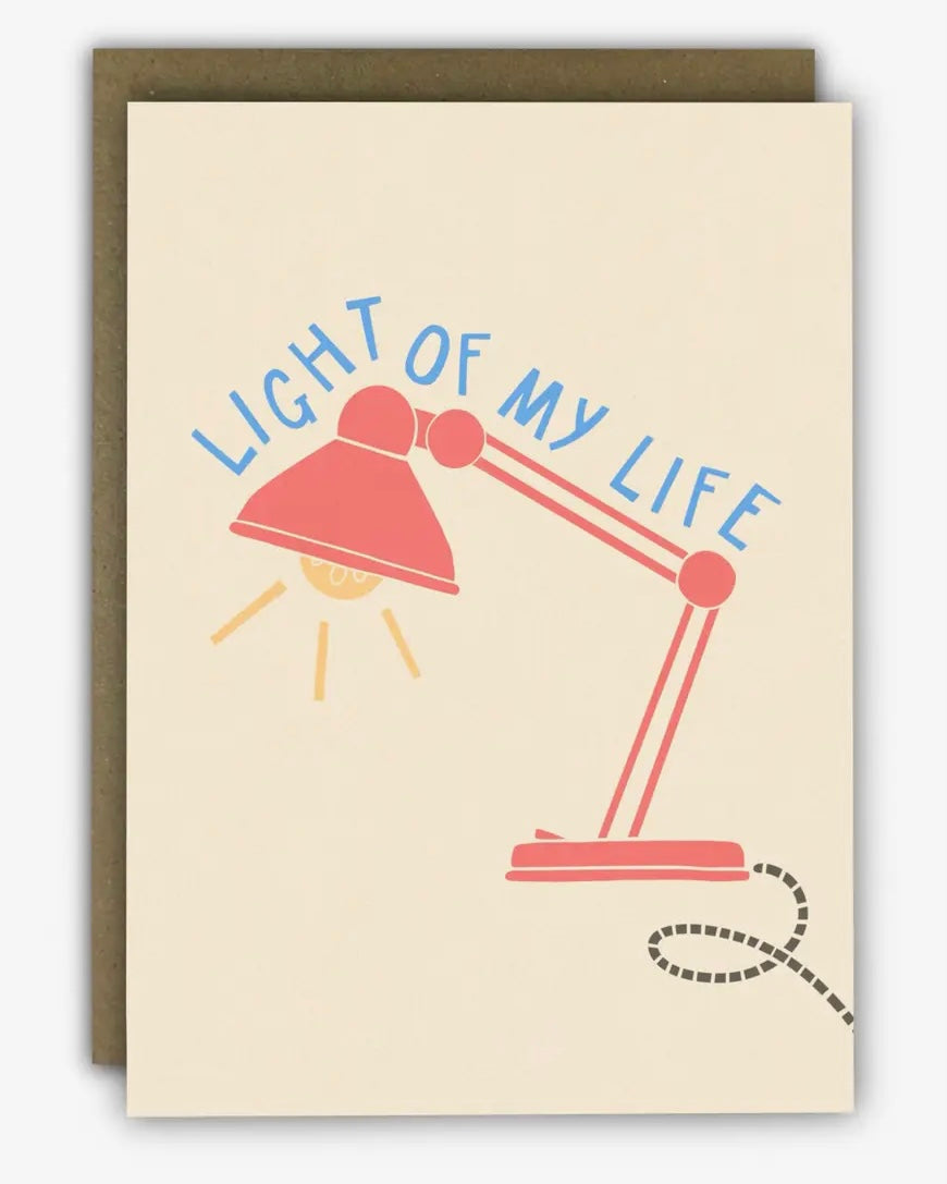 Light Of My Life Desk Lamp Card