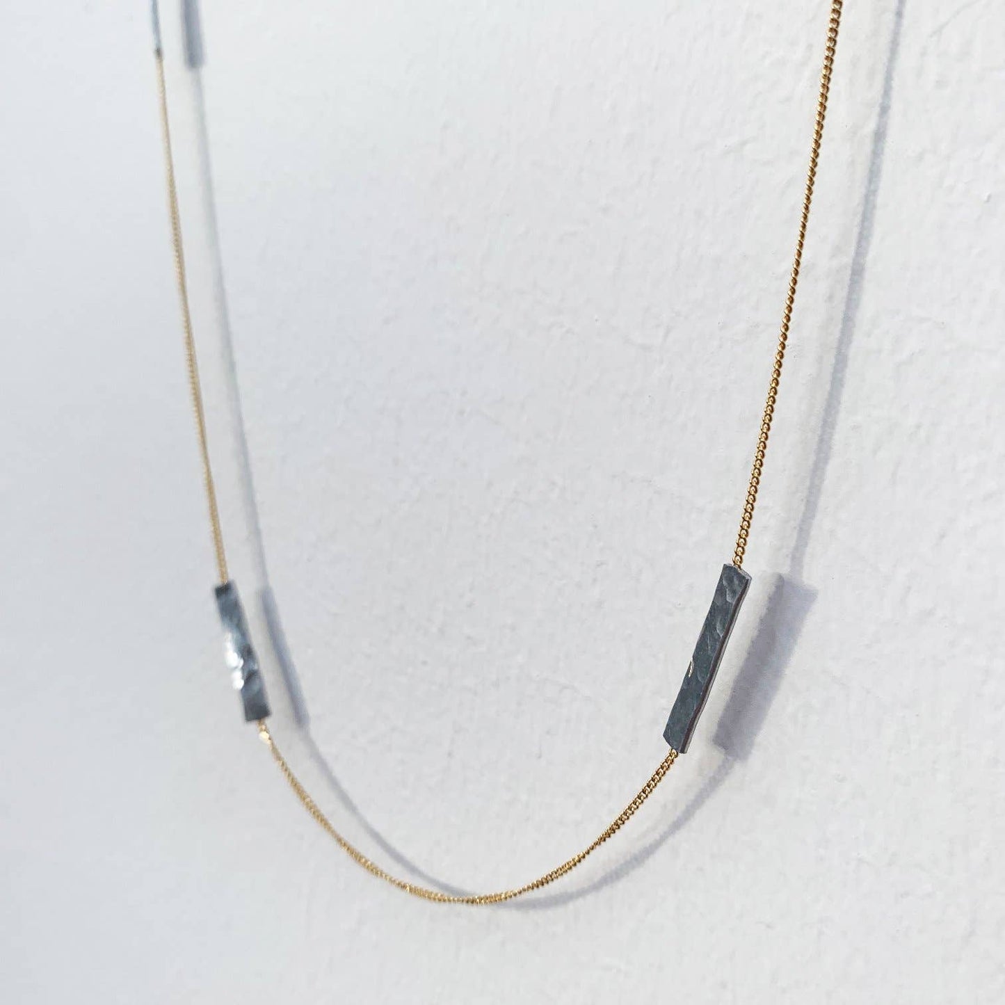 Simple Mixed Metal Necklace