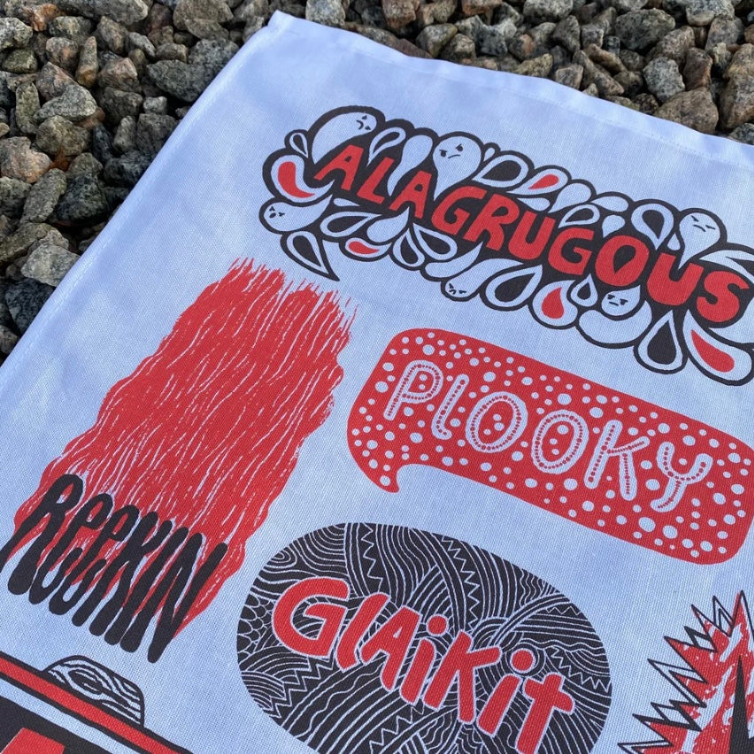 Doric Insults Teatowel