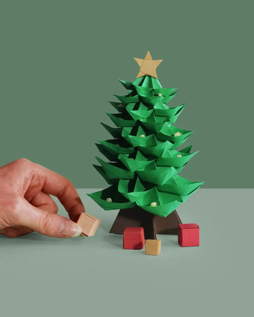 Paper Christmas Tree Origami Kit