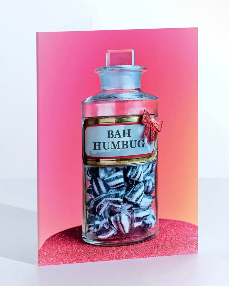 Bah Humbug Christmas Card
