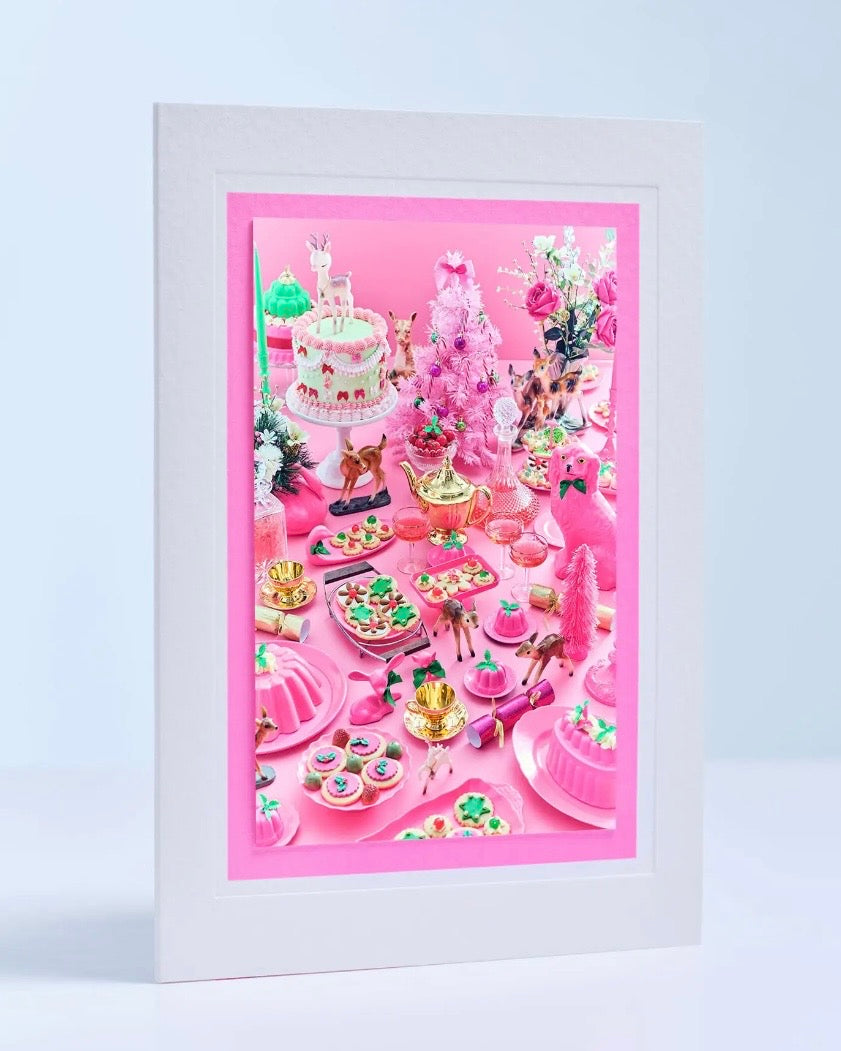 Christmas Table Hand Finished Card