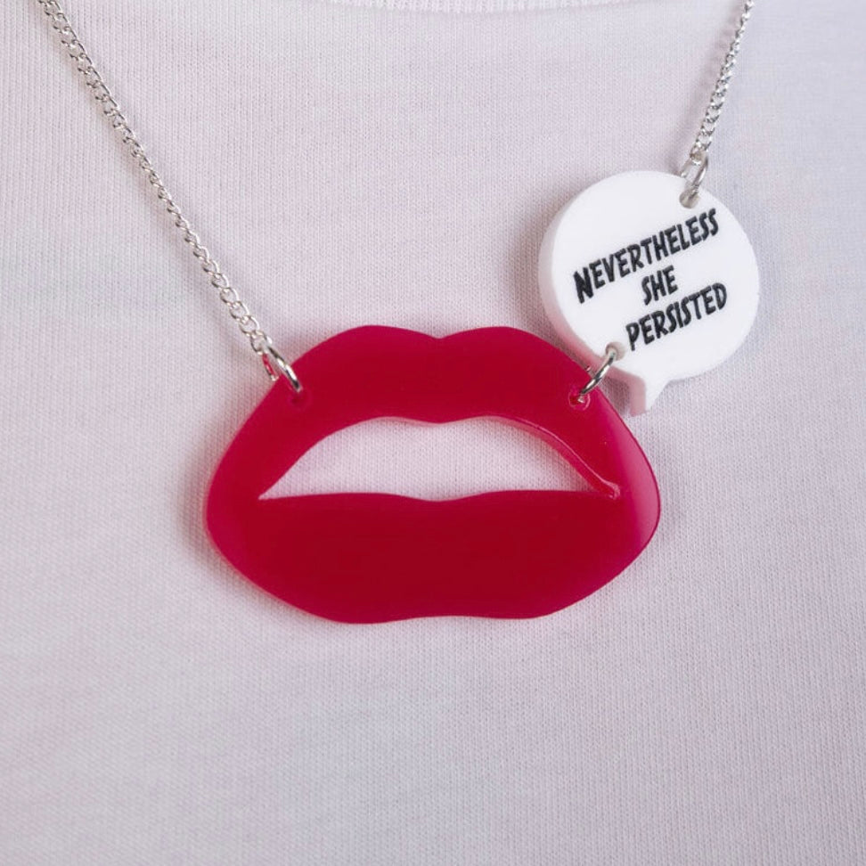 Nevertheless She Persisted Necklace