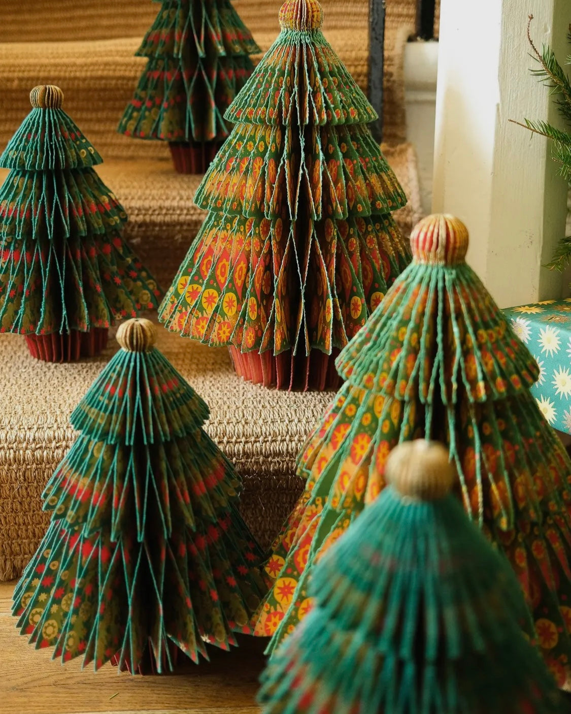 Large Christmas Tree Honeycomb Ornament