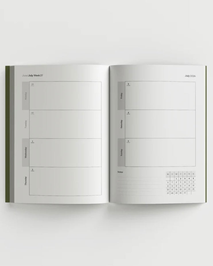 2026 Weekly Dated Diary