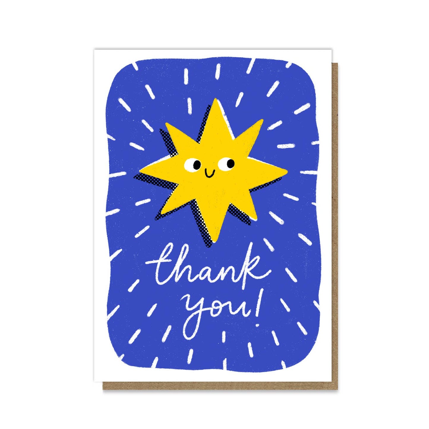 Starlight Thank You Letterpress Card