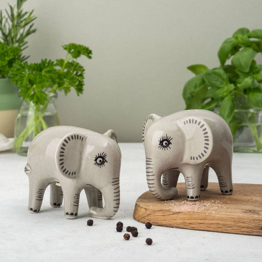Elephant Salt and Pepper Shakers
