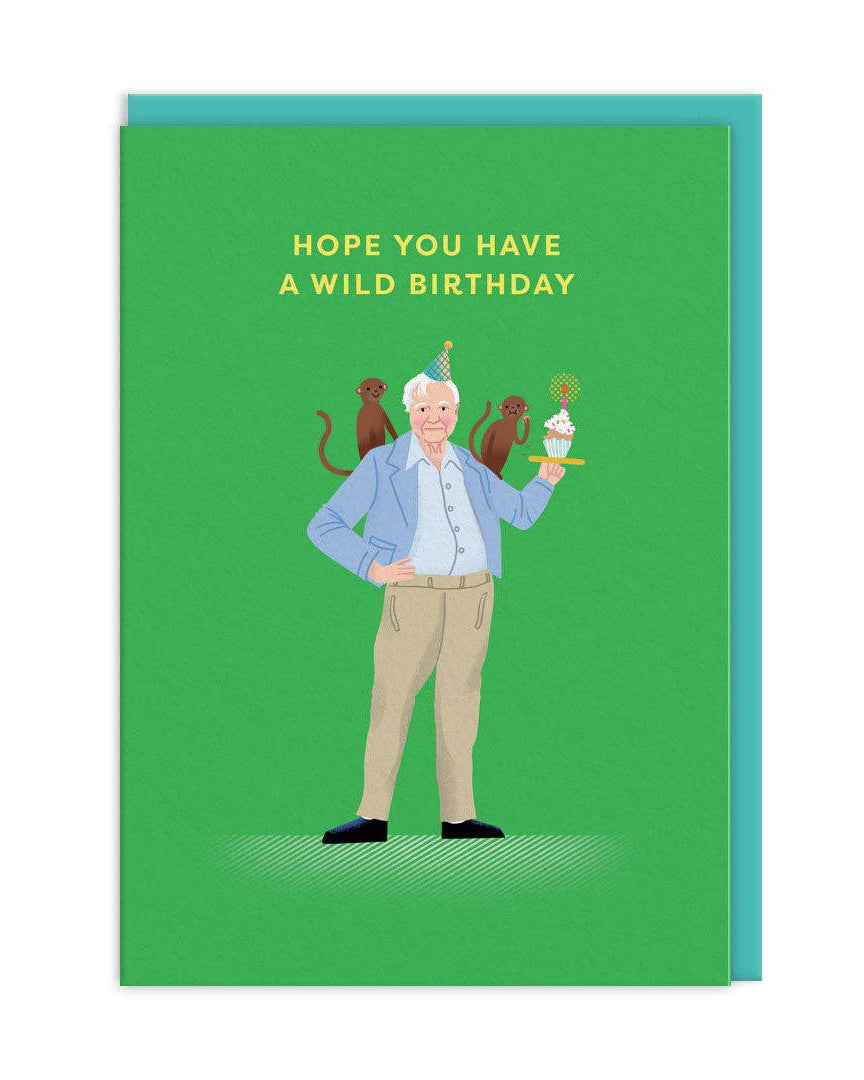 David Attenborough Birthday Card