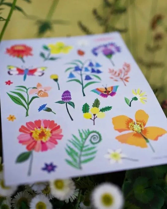 Garden Design Sticker Sheets