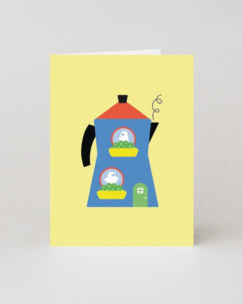 Coffee Pot Mini Card