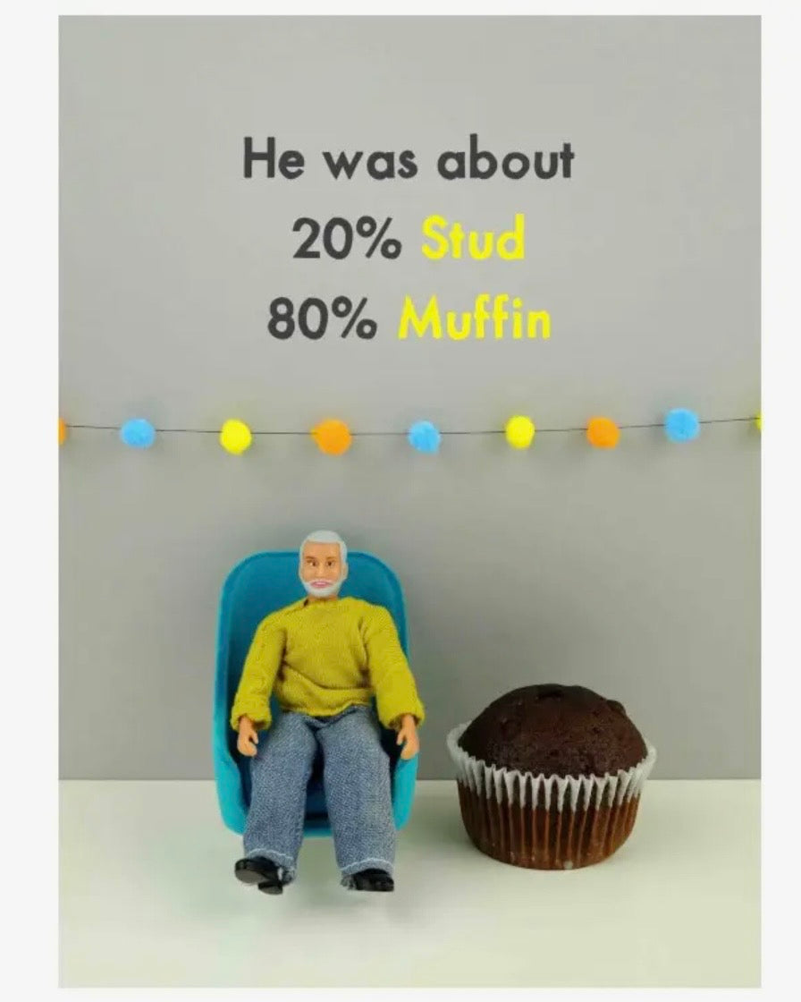 Stud Muffin Card - Jeffrey & Janice