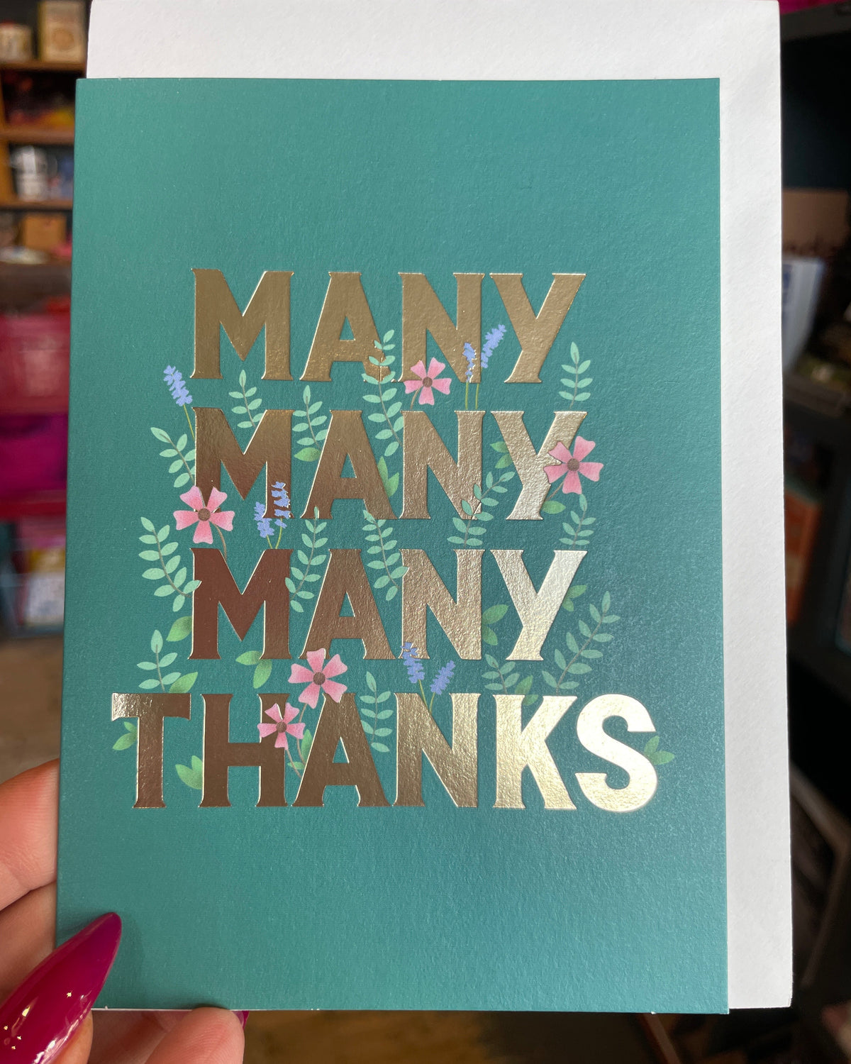 Many Many Many Thanks Card