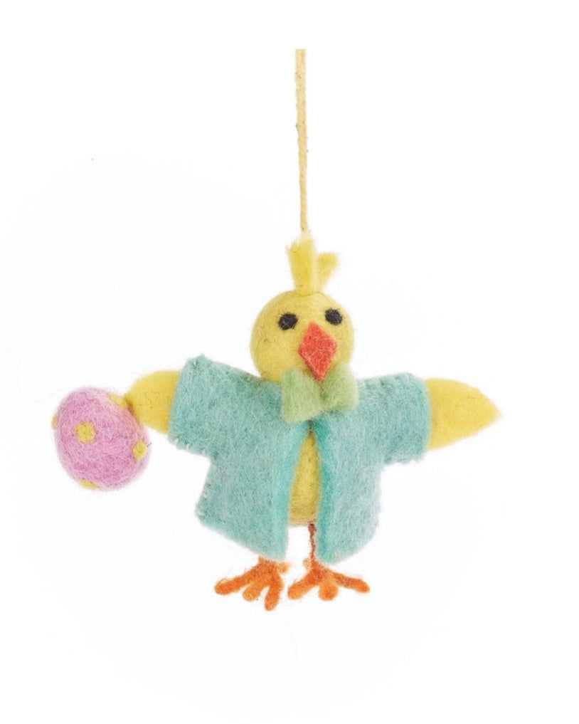 Chip The Chick Felt Decoration-Felt So Good-My Beautiful Caravan