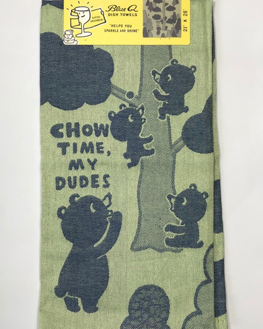 Chow Time Tea Towel-Incognito-My Beautiful Caravan