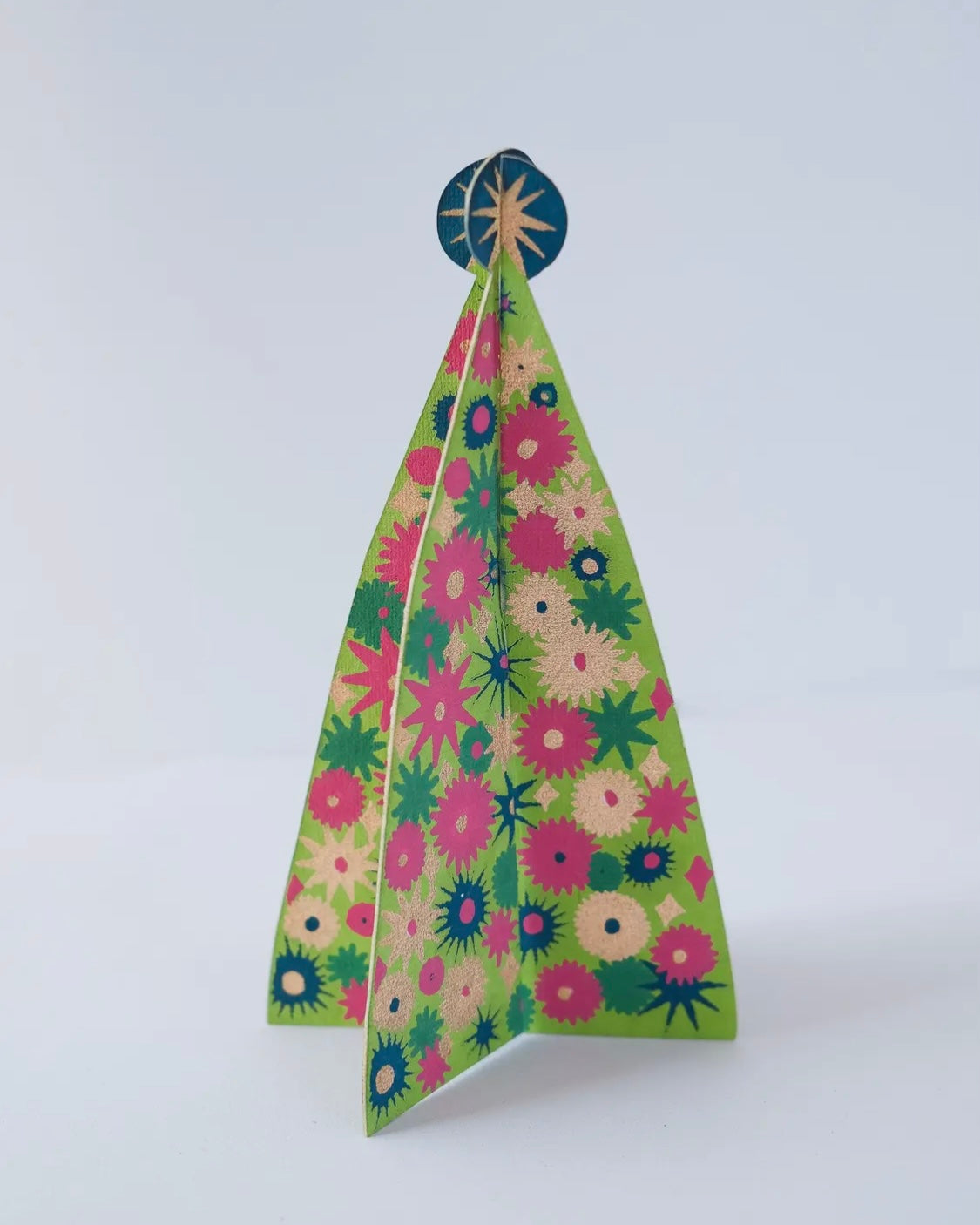 Christmas Tree Greetings Card-East End Press-Star Tree-
