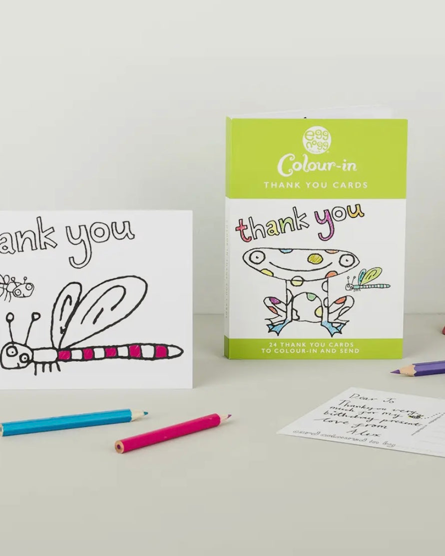 Colour-In Card Book-EggNogg-My Beautiful Caravan