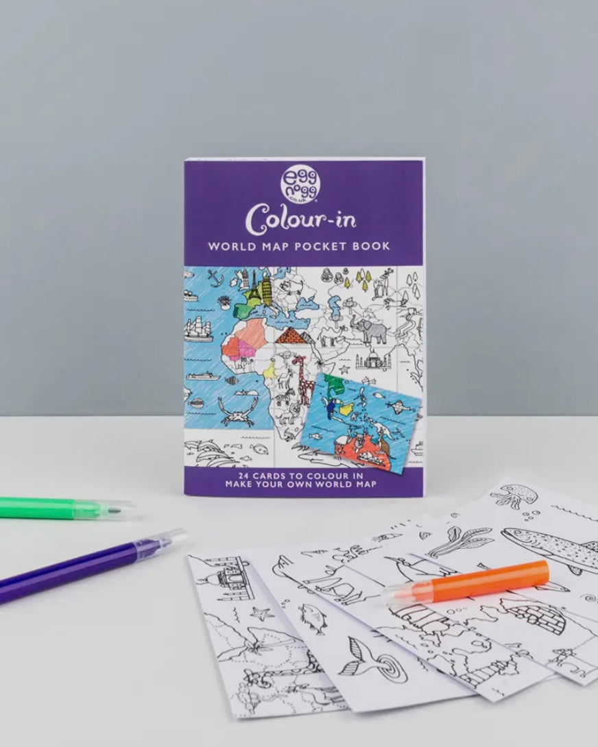 Colour-In Card Book-EggNogg-My Beautiful Caravan