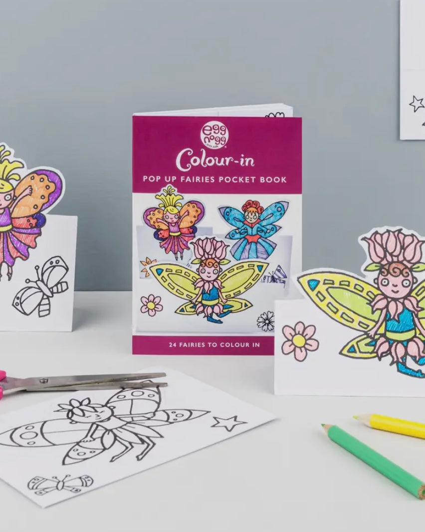 Colour-In Card Book-EggNogg-My Beautiful Caravan