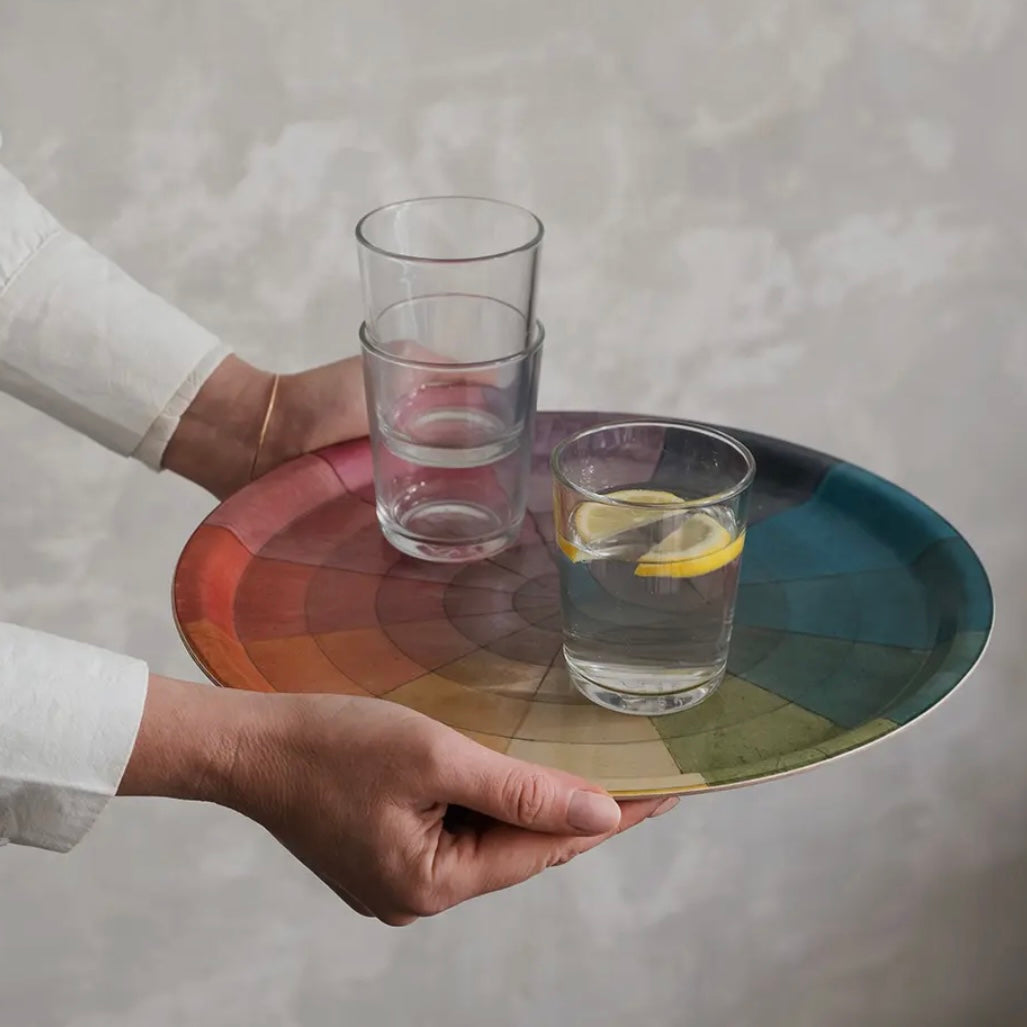 Colour Wheel Birchwood Tray-Roomytown-My Beautiful Caravan