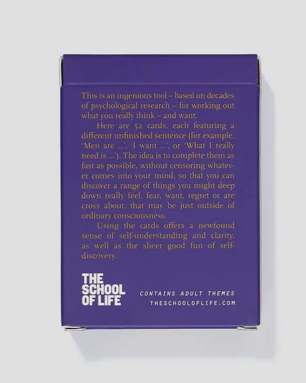 Complete The Sentence Cards-School of Life-My Beautiful Caravan