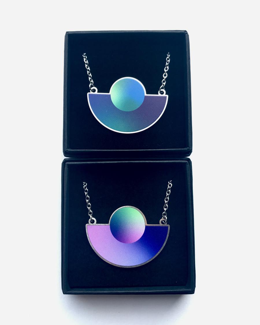 Cosmic Moon Necklace-Ishbel Watson Studio-My Beautiful Caravan