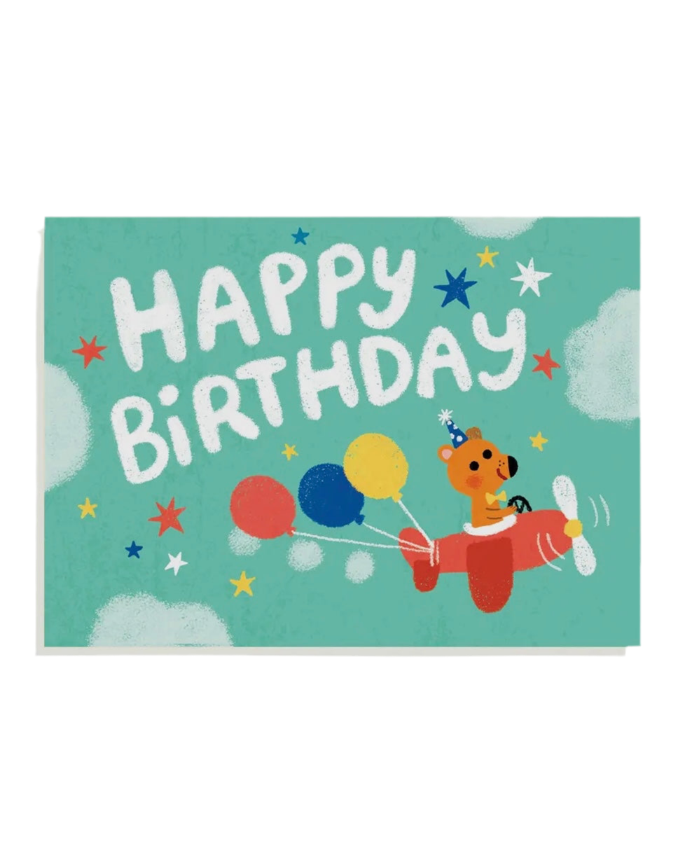 Birthday Plane Card