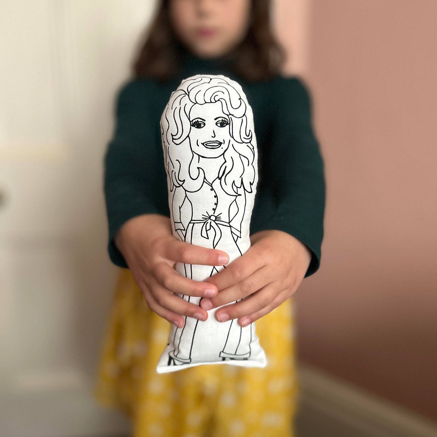 Dolly Parton Cushion Doll-Fat Hen And Flo-My Beautiful Caravan