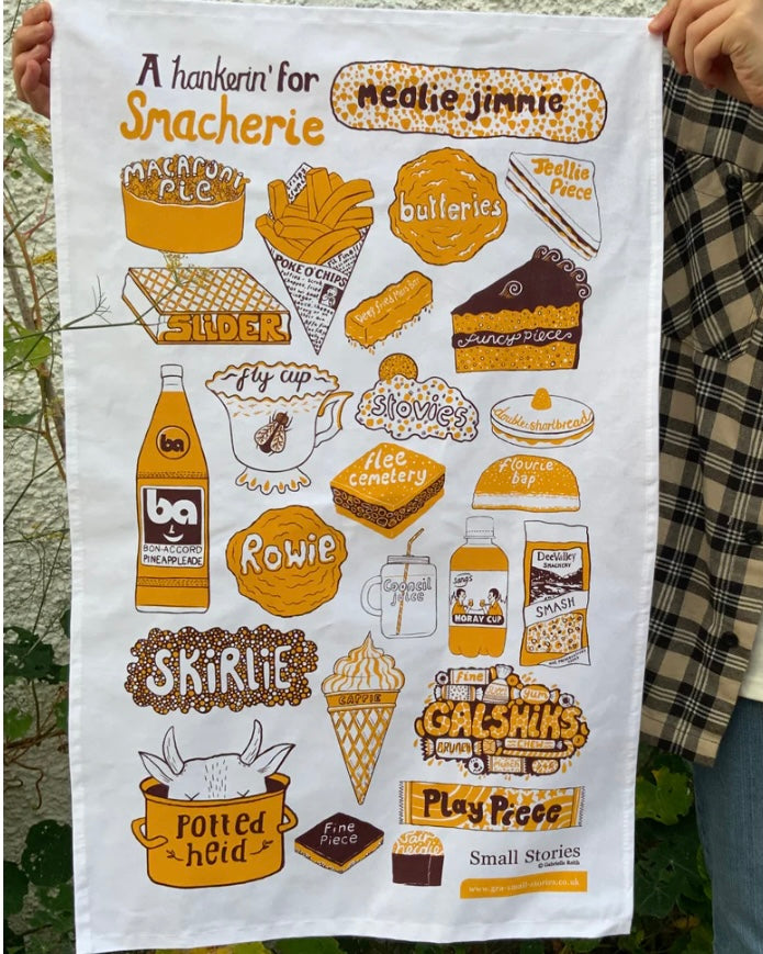 Doric Foods Teatowel-Small Stories-My Beautiful Caravan