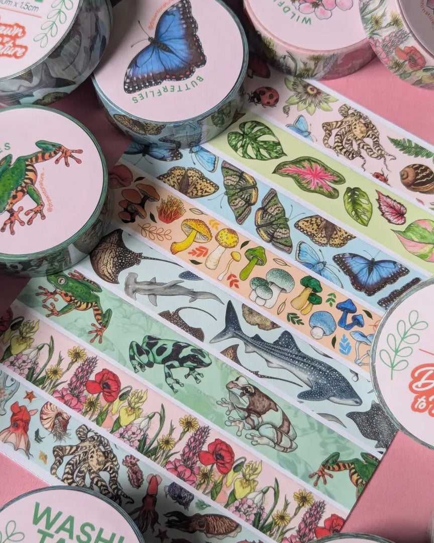 Drawn To Nature Washi Tape-Drawn To Nature-My Beautiful Caravan