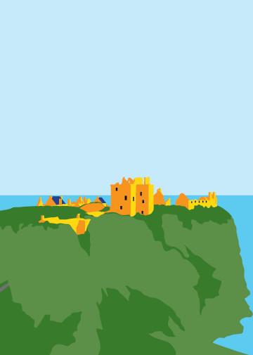 Dunnottar Castle Card-My World-My Beautiful Caravan