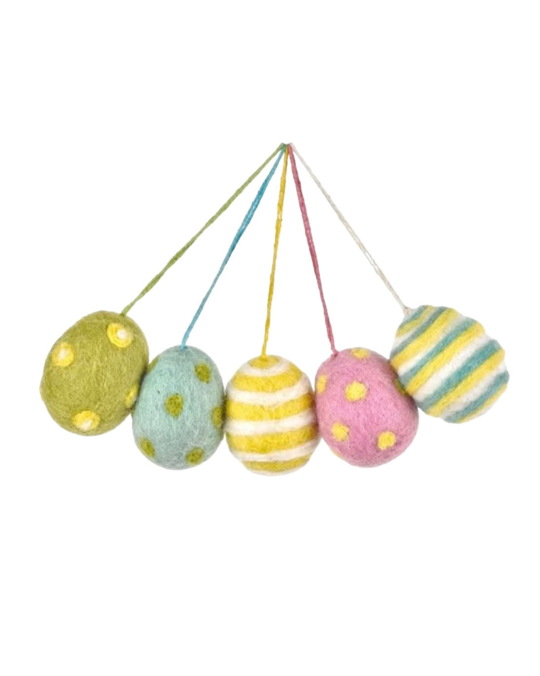 Easter Eggs Felt Decorations-Felt So Good-My Beautiful Caravan
