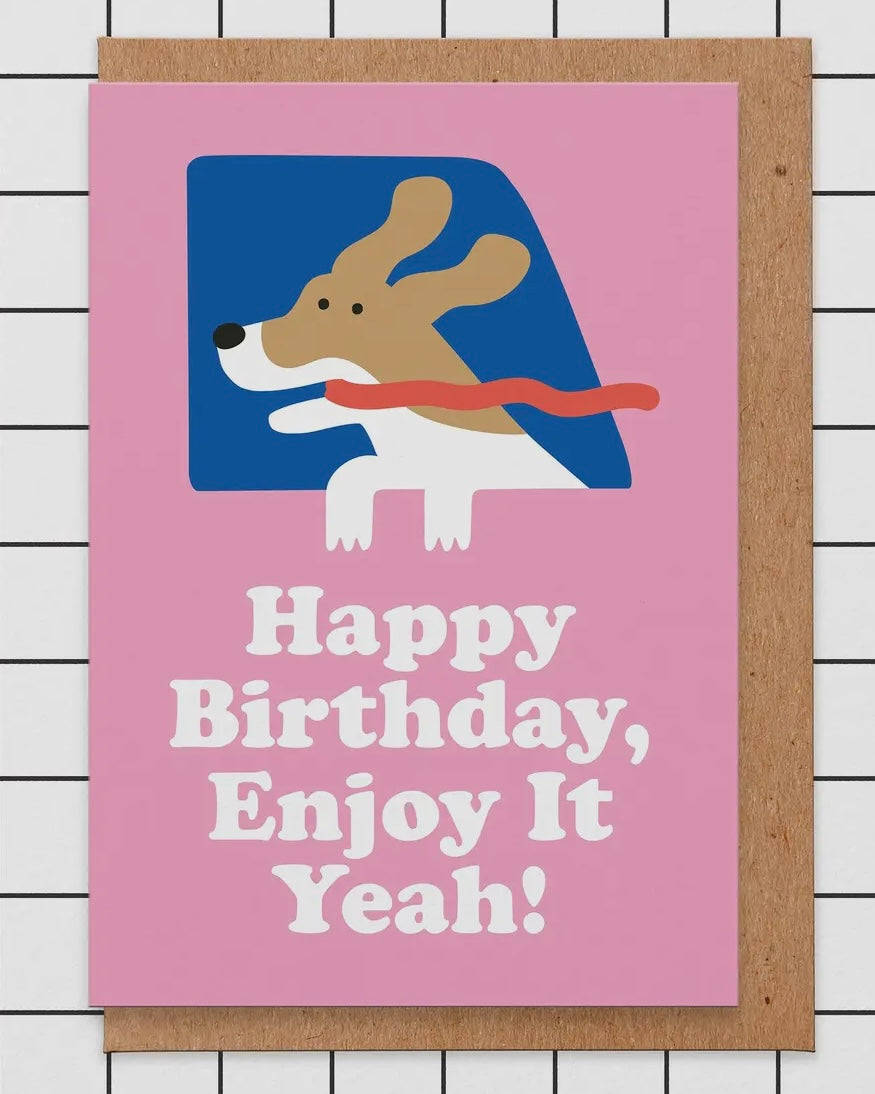 Enjoy It Birthday Card-Studio Boketto-My Beautiful Caravan