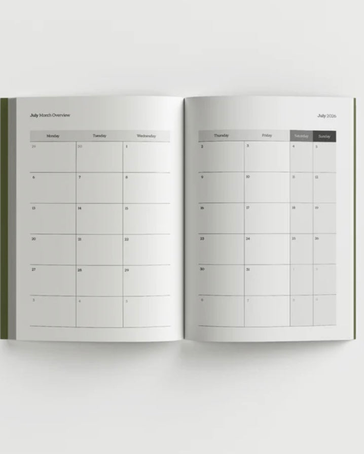 2026 Weekly Dated Diary