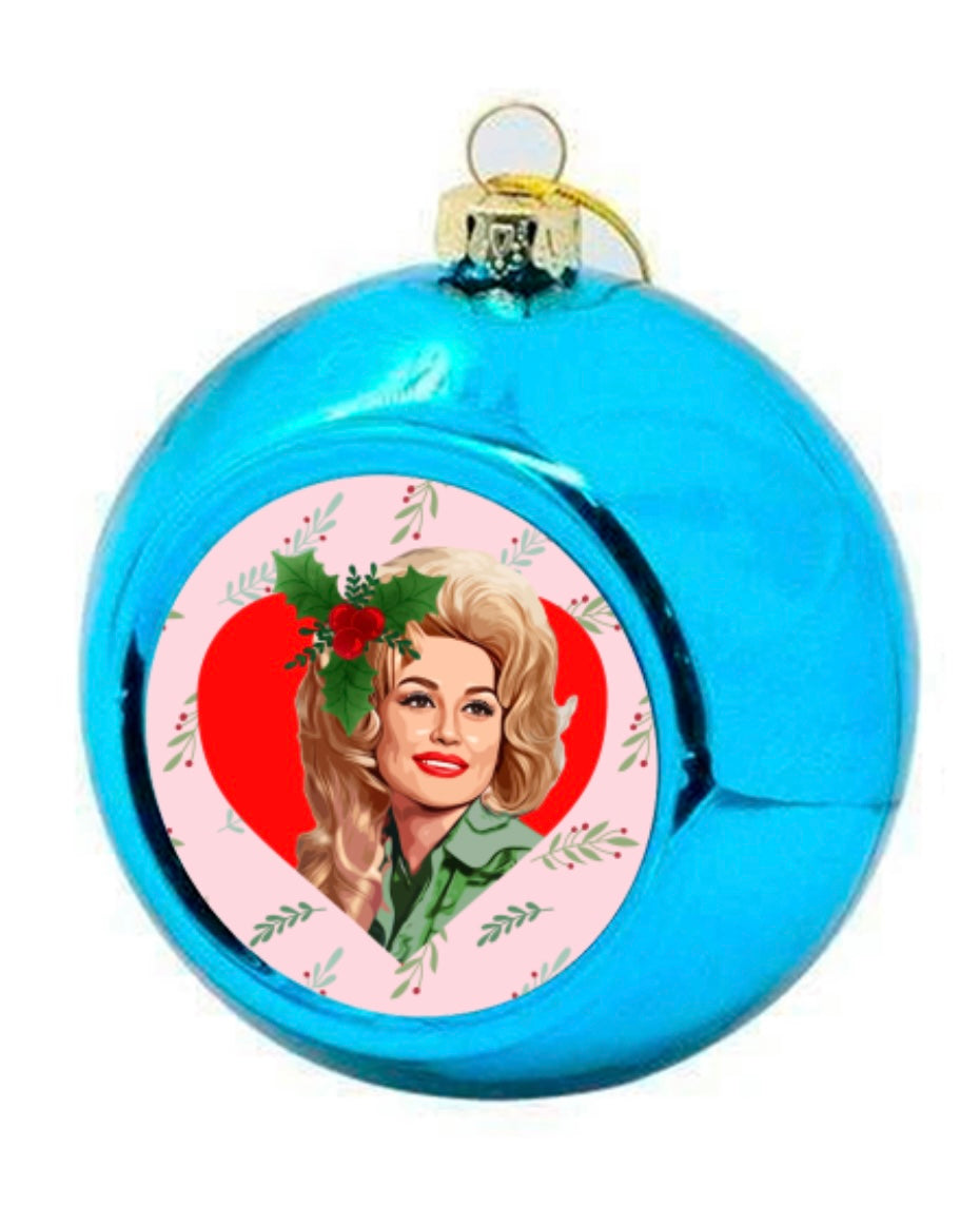 Holly Dolly Christmas Bauble