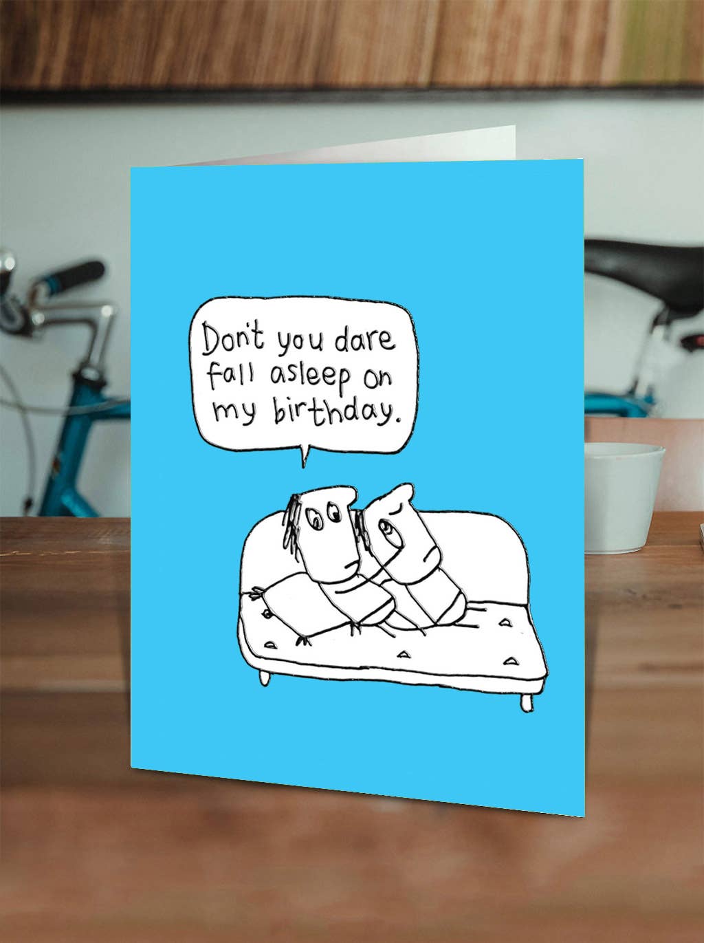 Fall Asleep Birthday Card-Brainbox Candy-My Beautiful Caravan