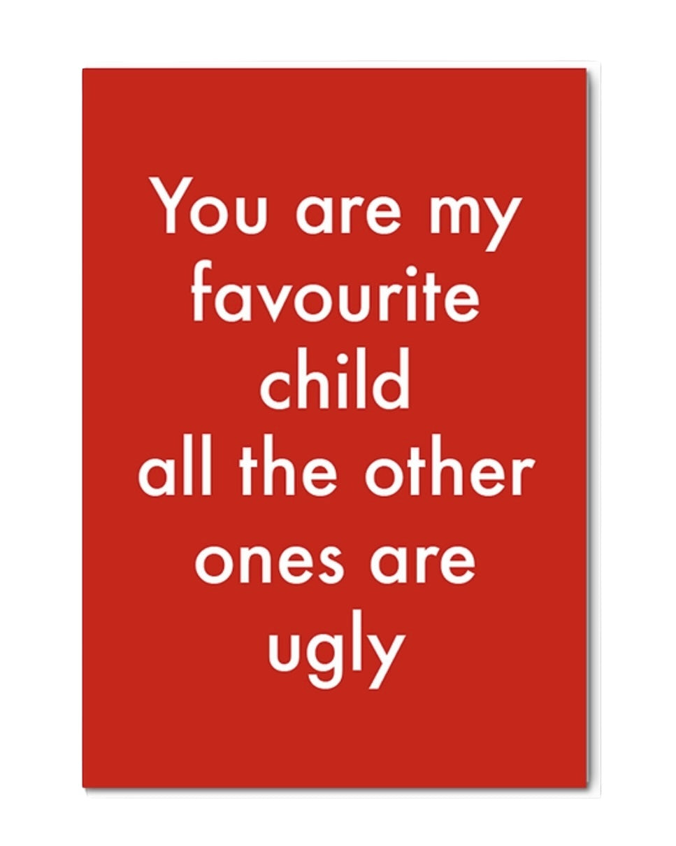 Favourite Child Card-Objectables-My Beautiful Caravan