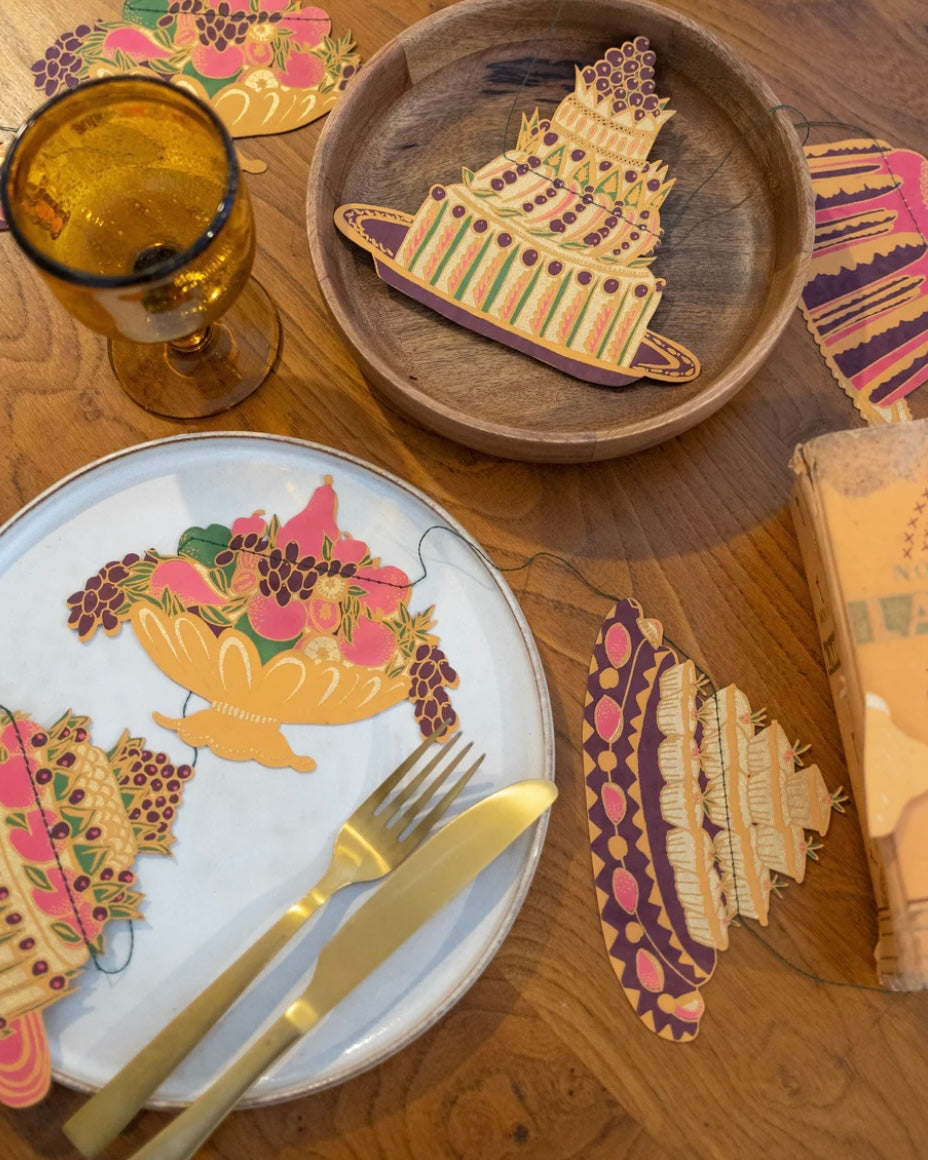 Feast Paper Garland-East End Press-My Beautiful Caravan