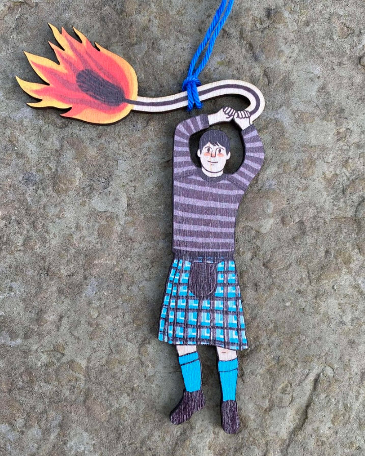 Fireballer / Clavie Mannie Decoration-Small Stories-My Beautiful Caravan