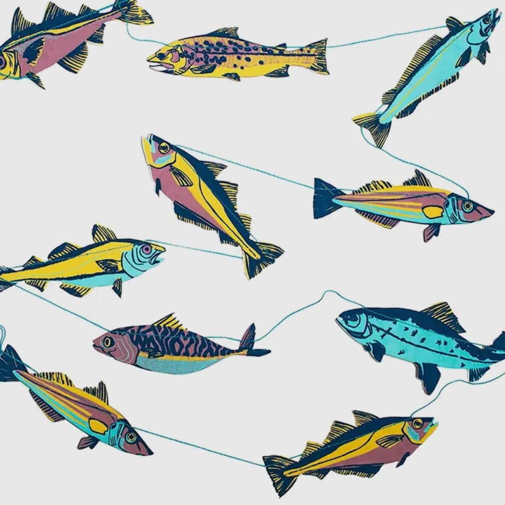 Fish Paper Garland-East End Press-My Beautiful Caravan