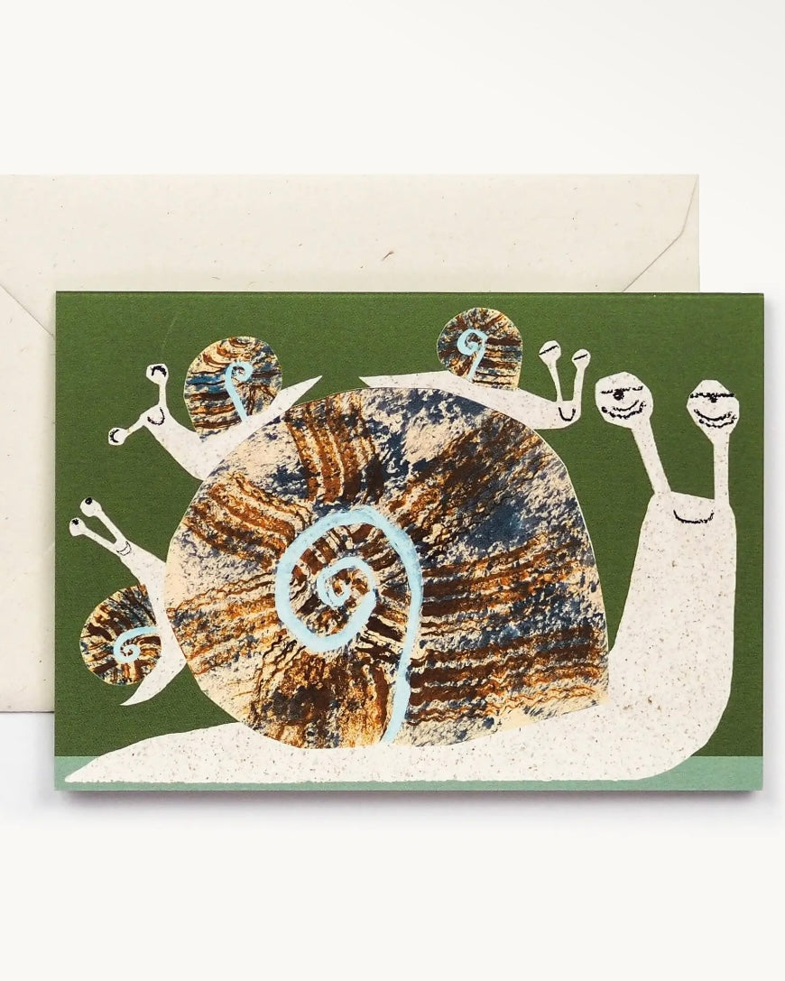 Snail Family Card