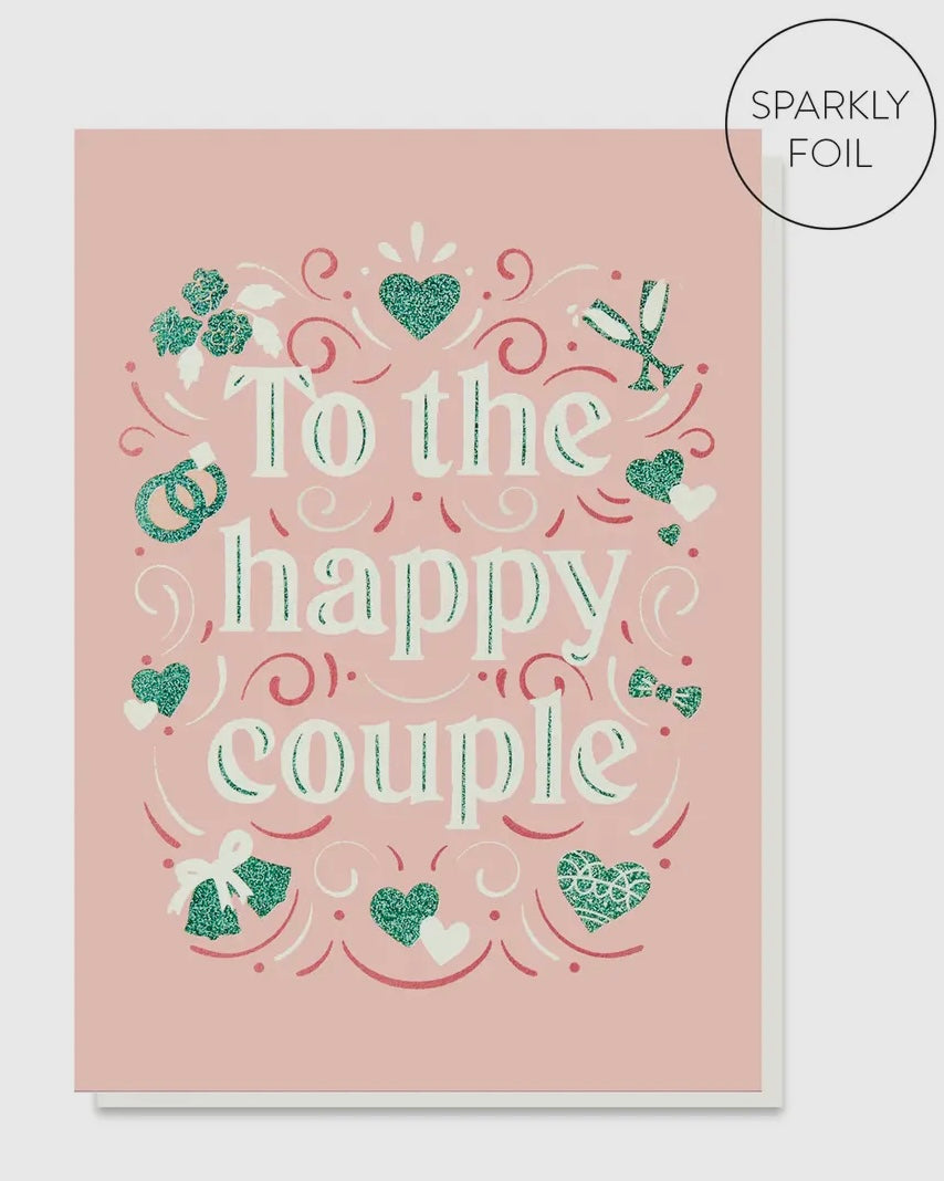 The Happy Couple Wedding Card