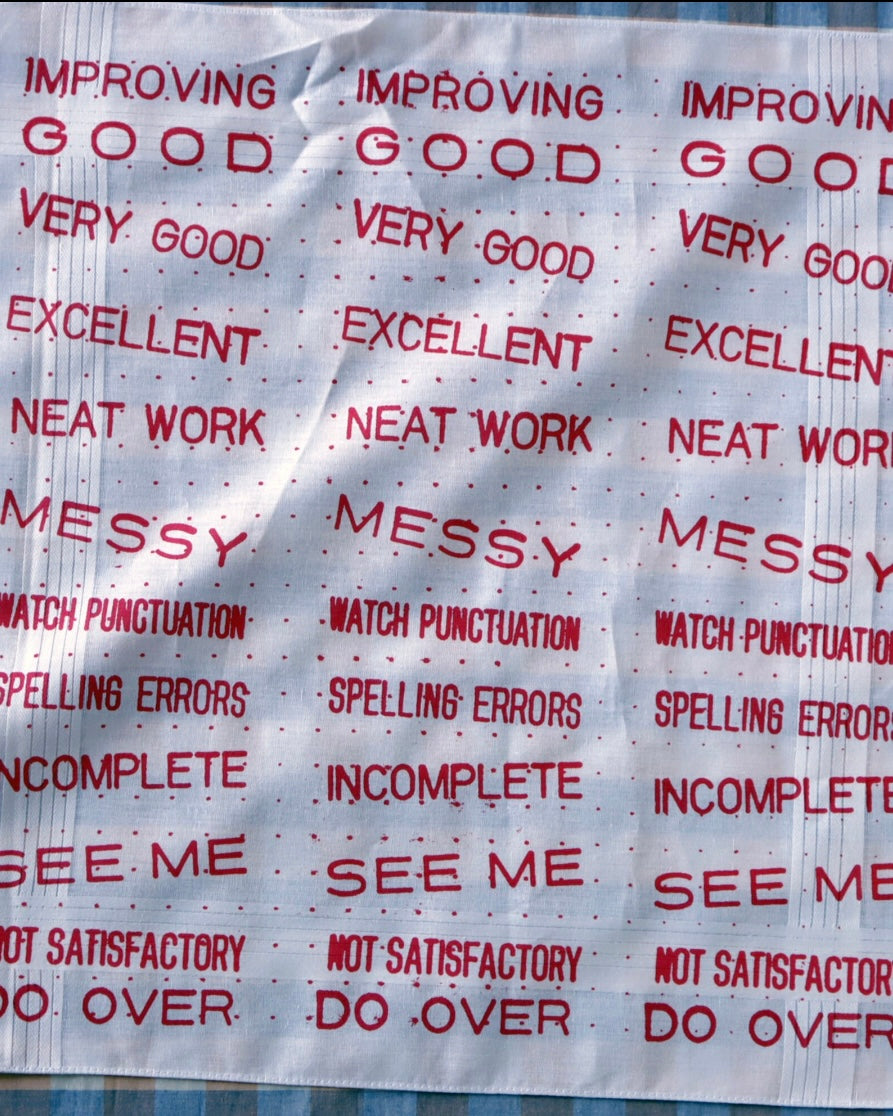 Thank You Teacher Hankie