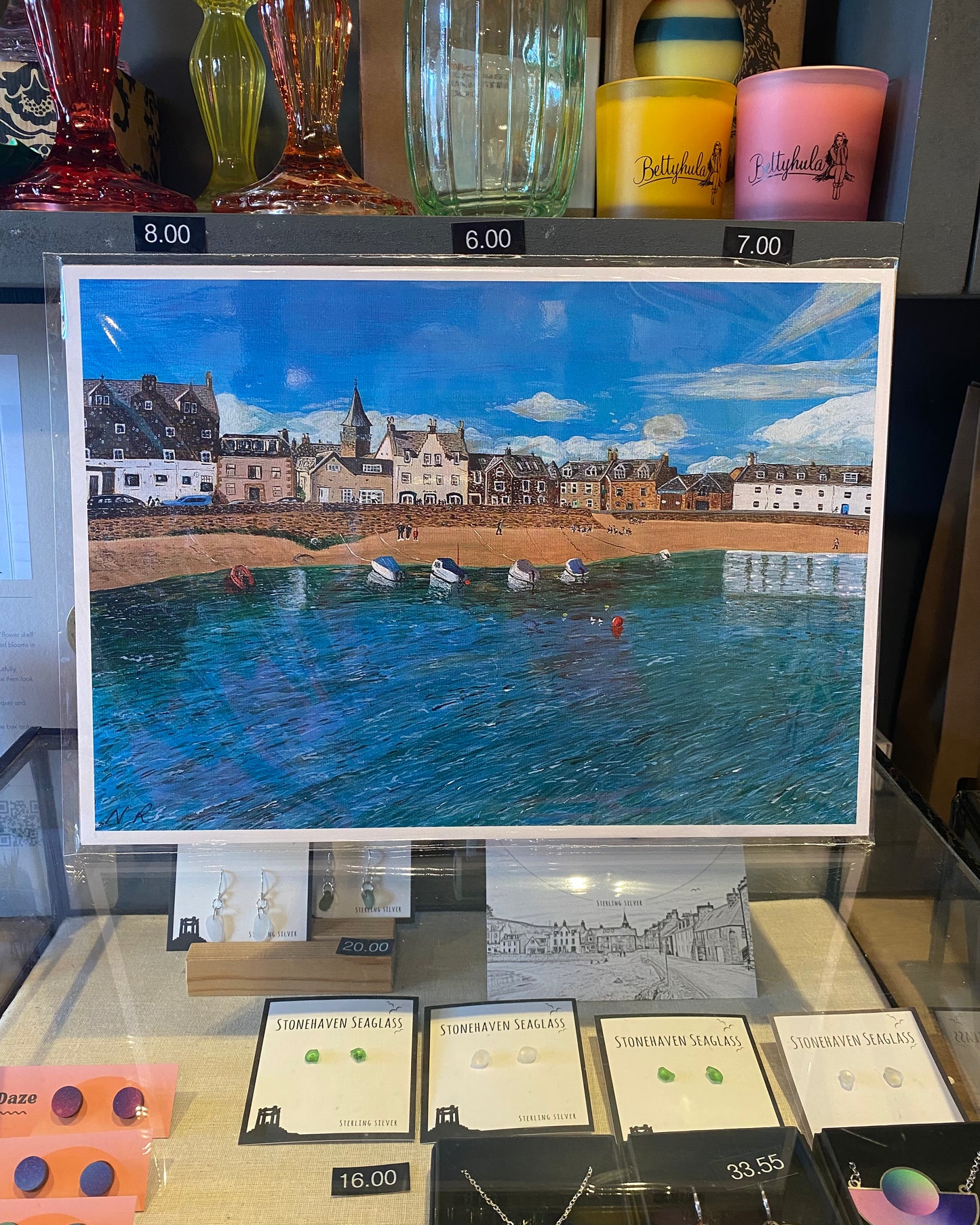 Stonehaven Harbour Art Print