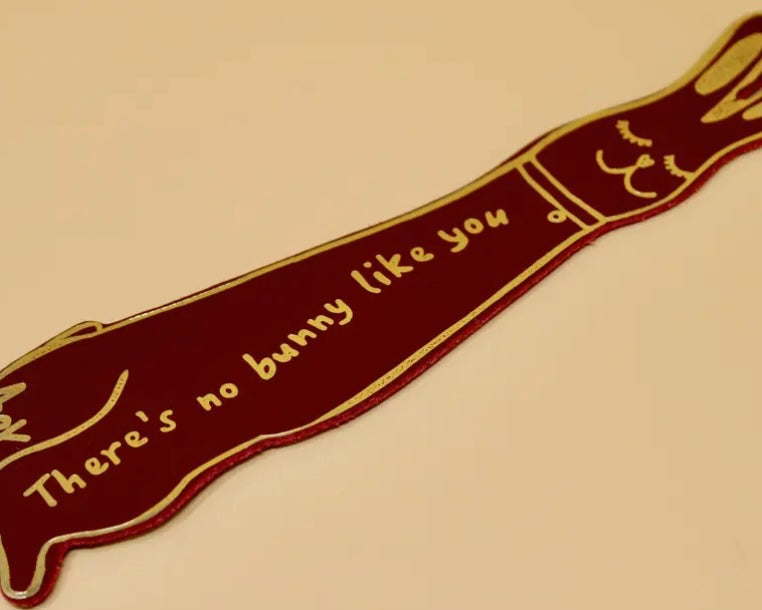 Bunny Leather Bookmark