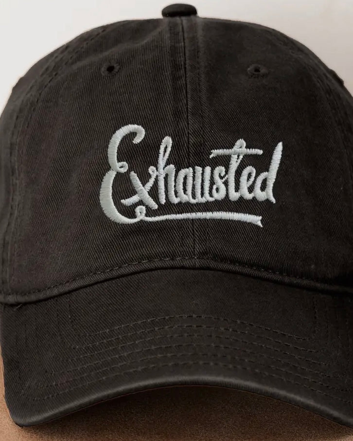 Exhausted Baseball Cap