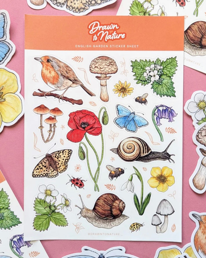 Draw To Nature Sticker Sheet