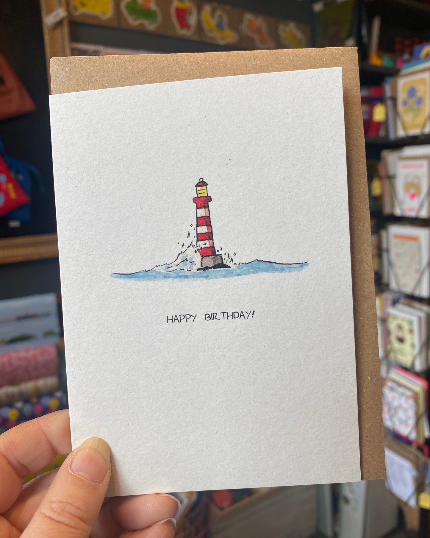 Lighthouse Birthday Card