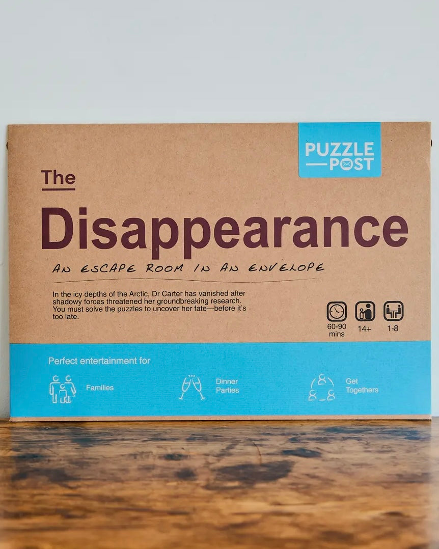 ‘The Disappearance’ Escape Room In An Envelope