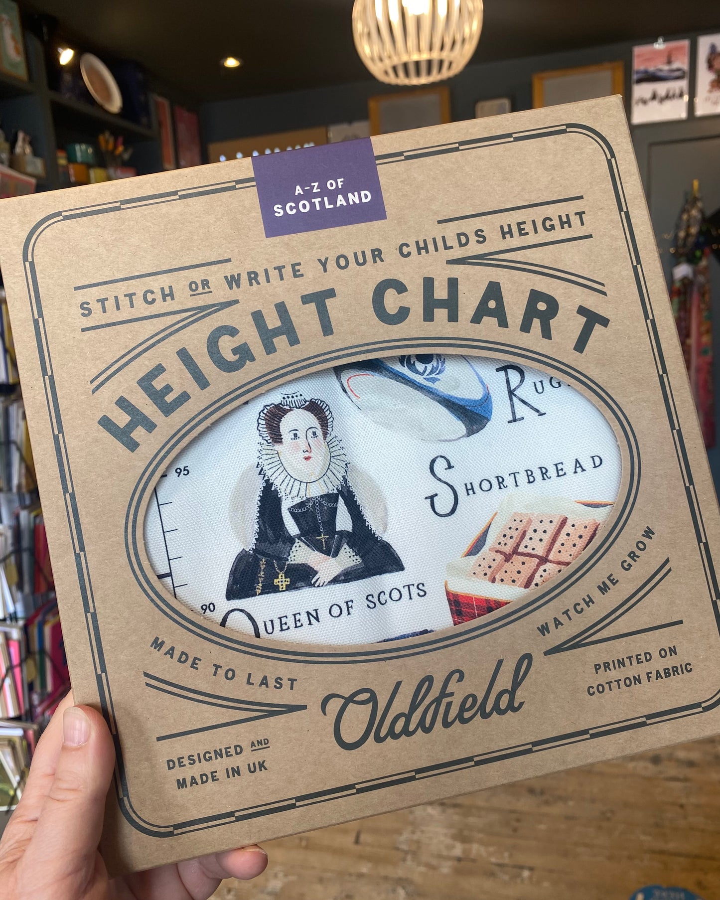 A-Z Of Scotland Fabric Height Chart