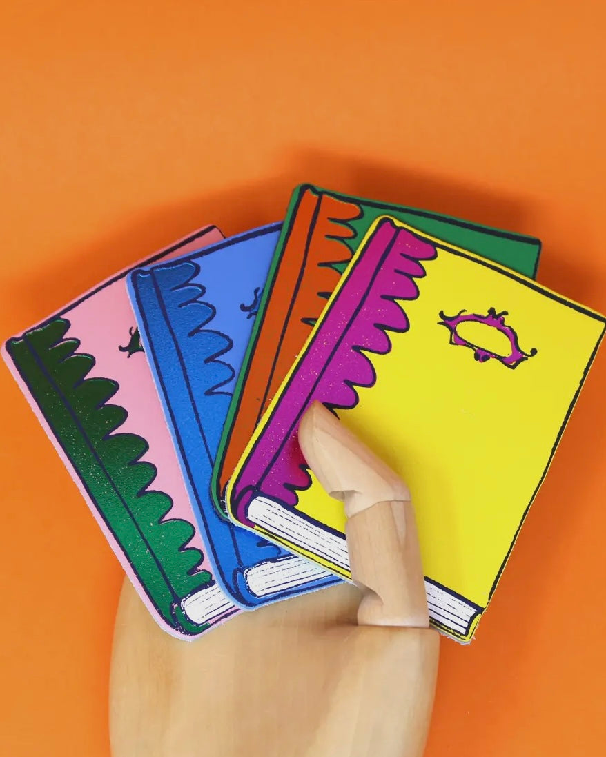 Book Coasters (Set Of Four)